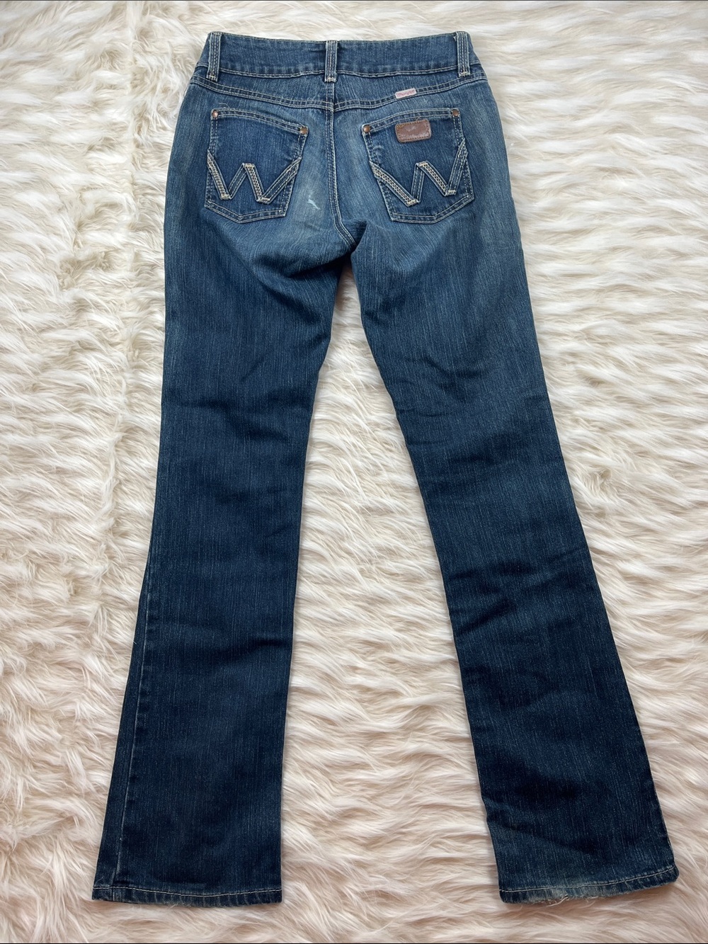 Wrangler 5/8 Western Jeans 30x34 Bootcut Dark Wash - Picture 4 of 6